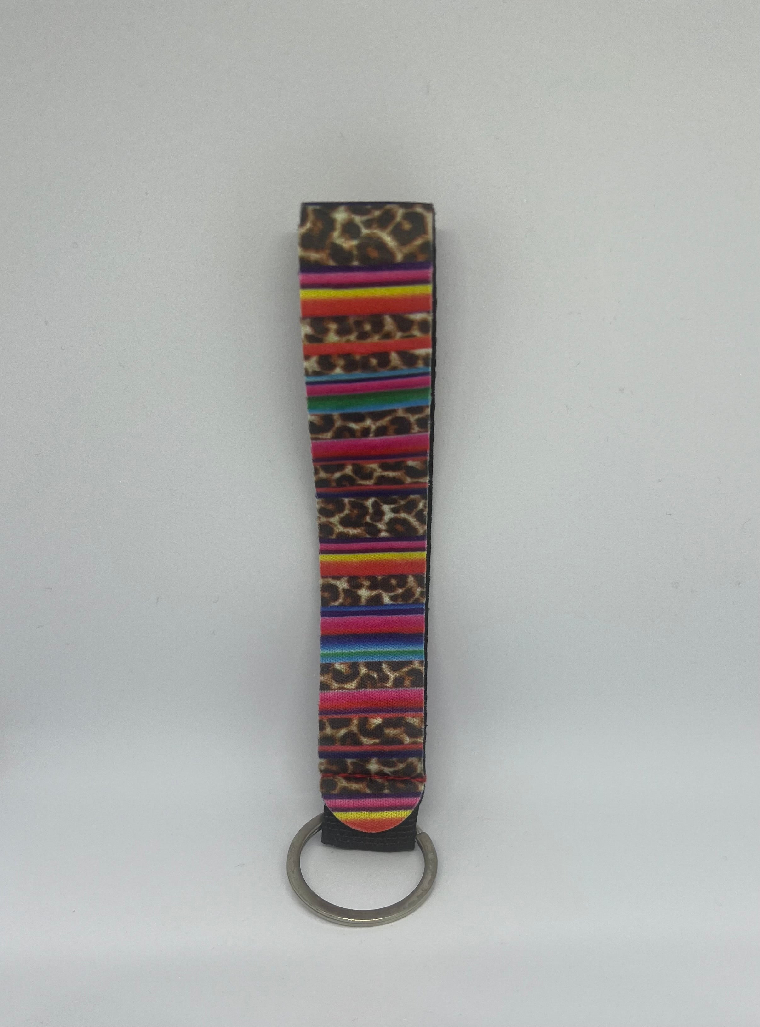Cheetah & Serape Stripes Wristlet