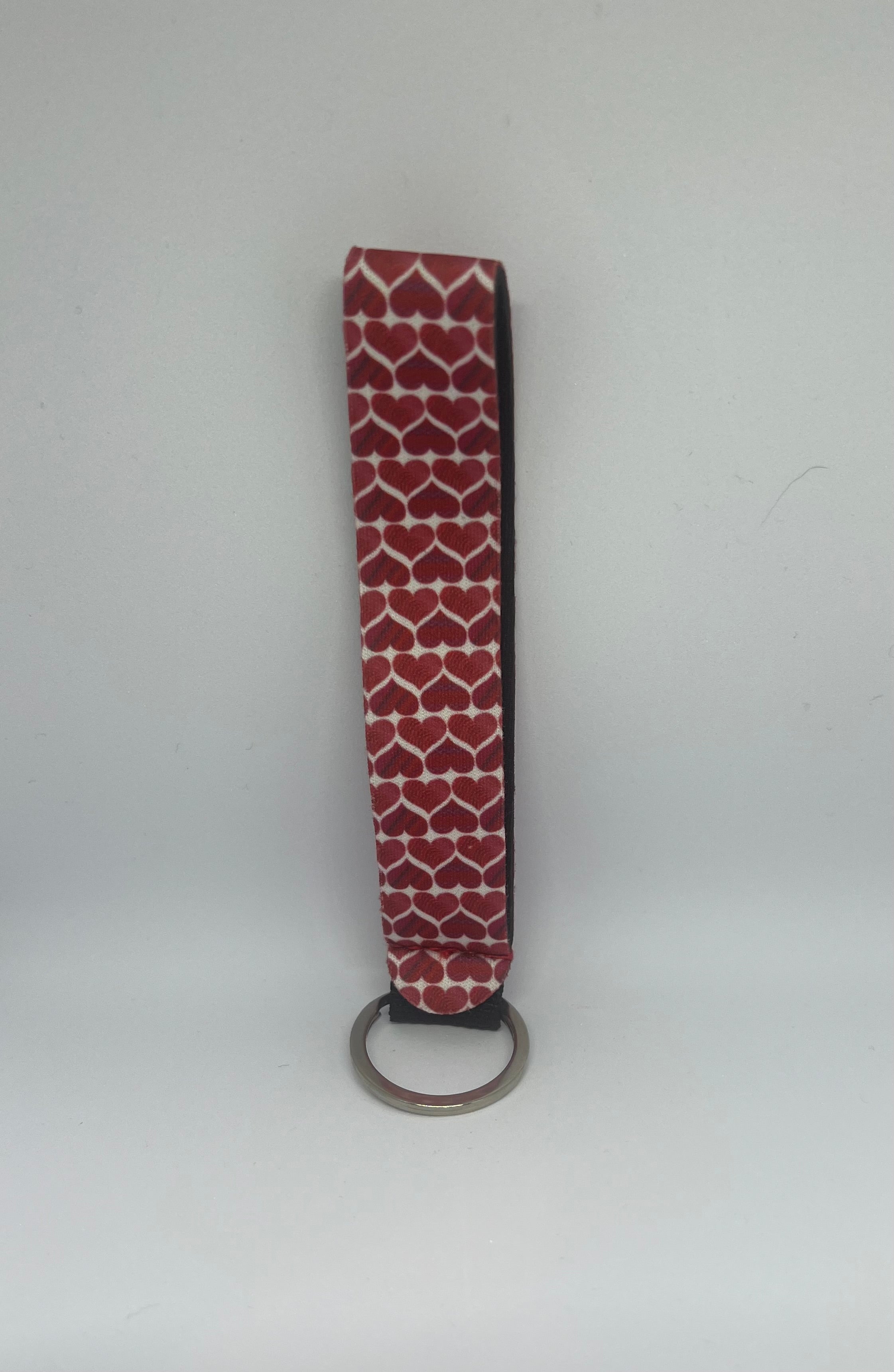 Red Hearts Wristlet