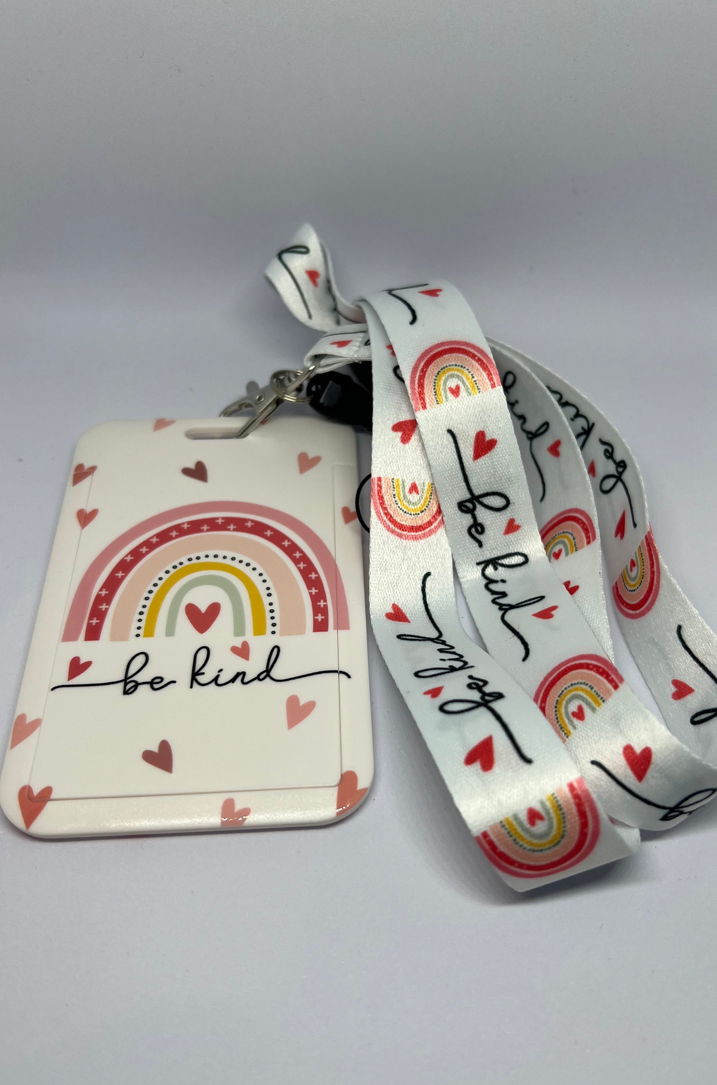 Be Kind Rainbow Lanyard