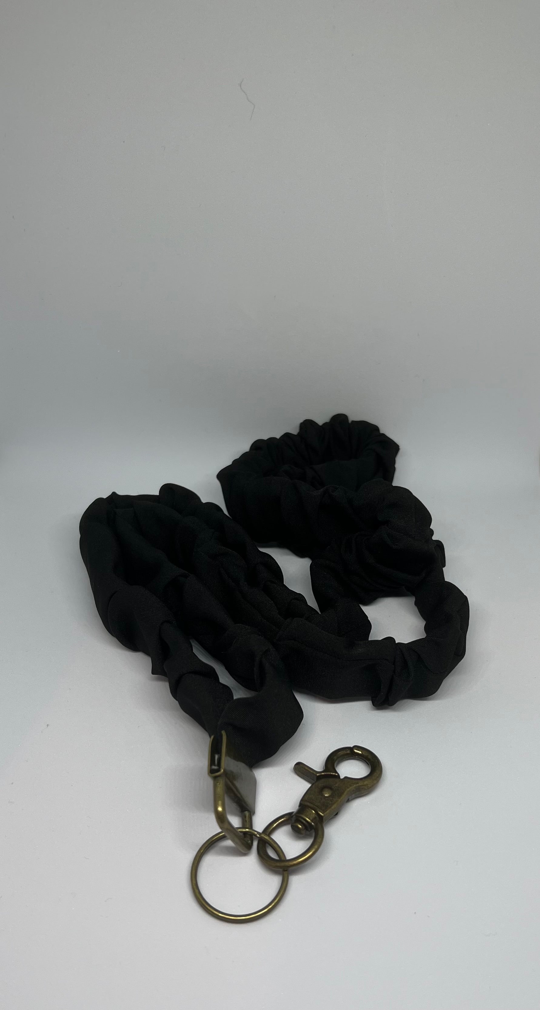 Black Scrunchie Lanyard