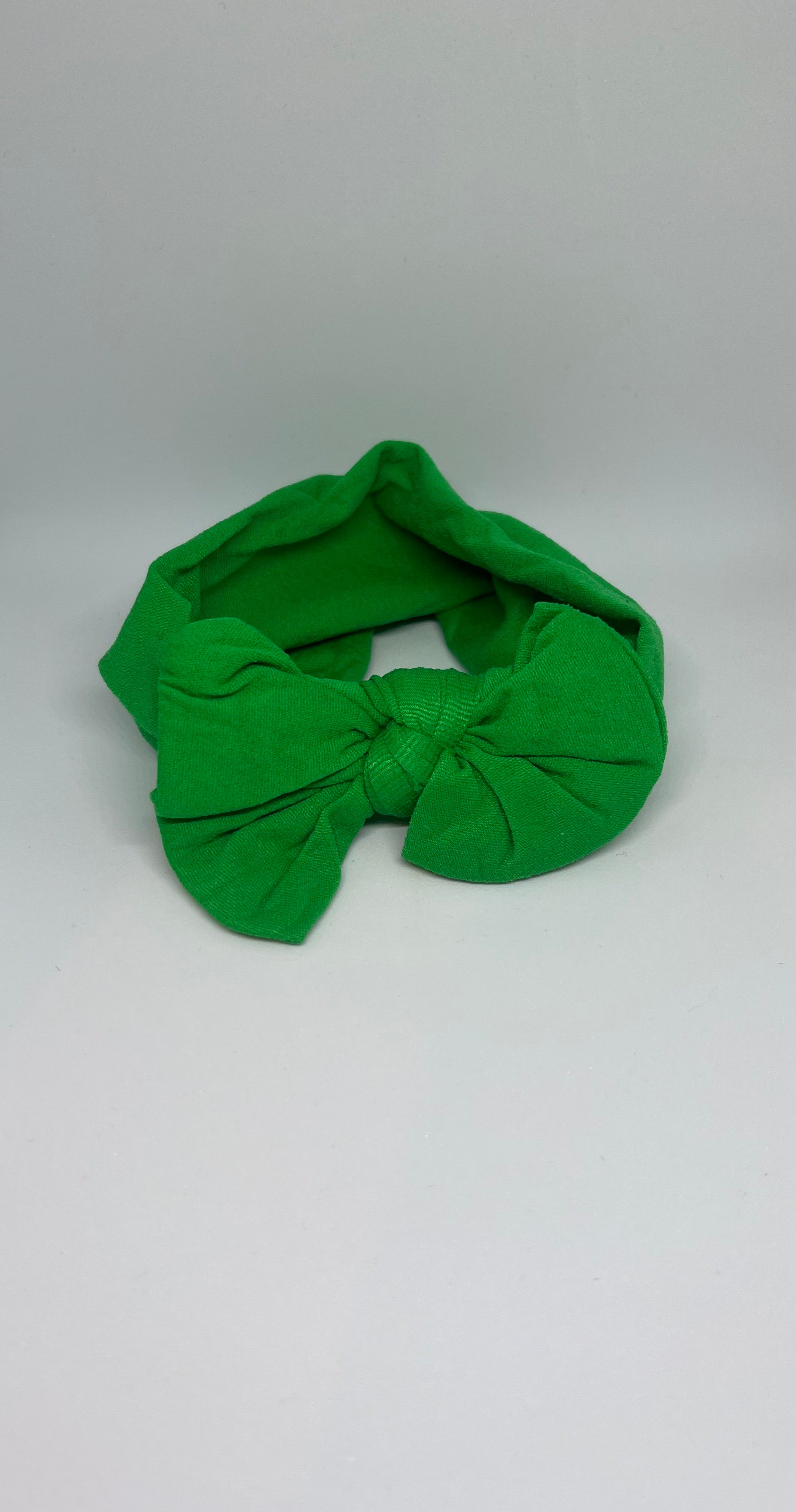 Baby Turban Headband – Bright Green