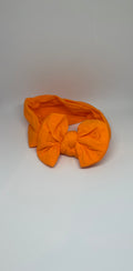 Baby Turban Headband – Bright Orange