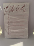 Brown Heart To Do List