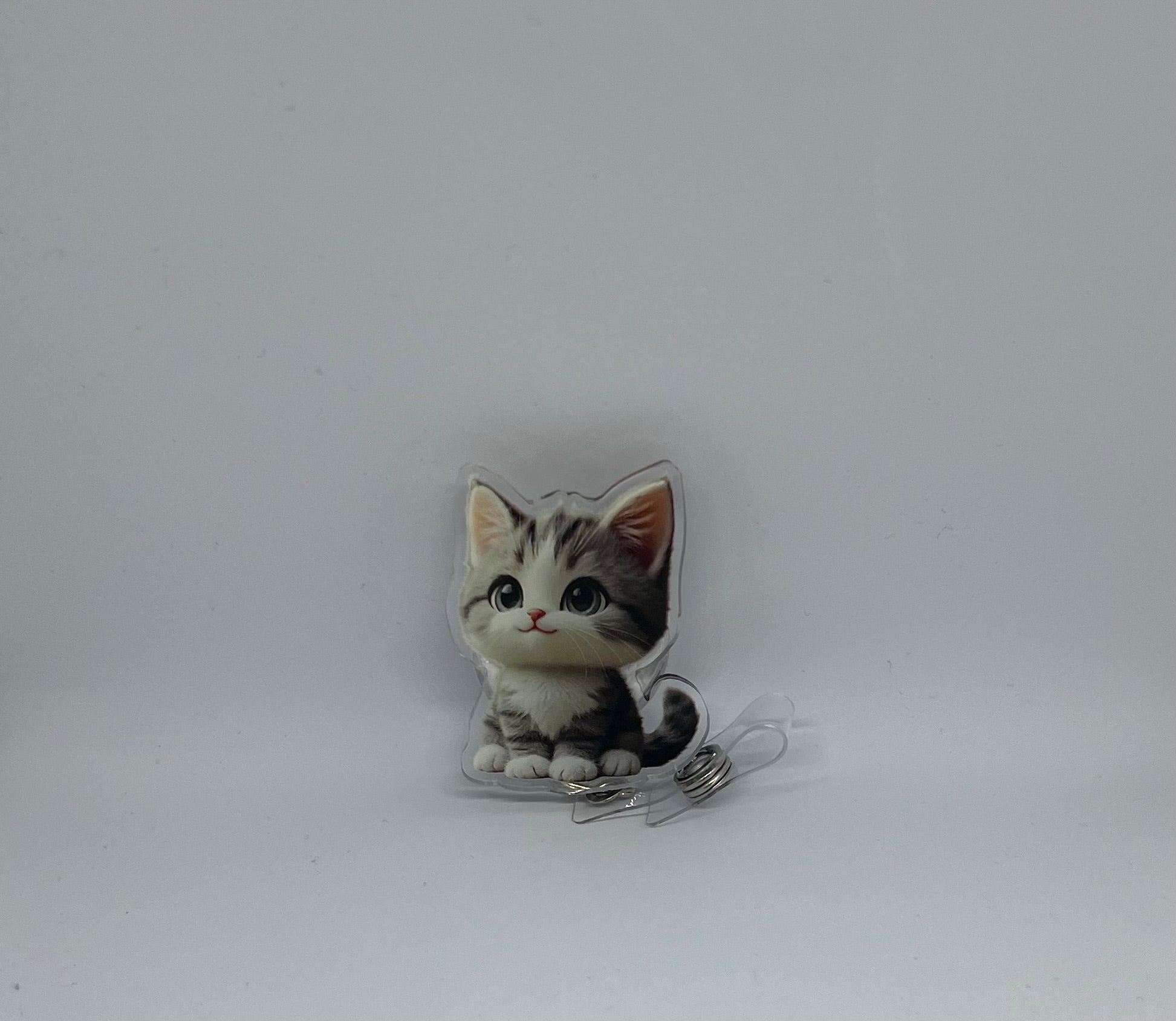 Cute Kitten Retractable Badge Reel
