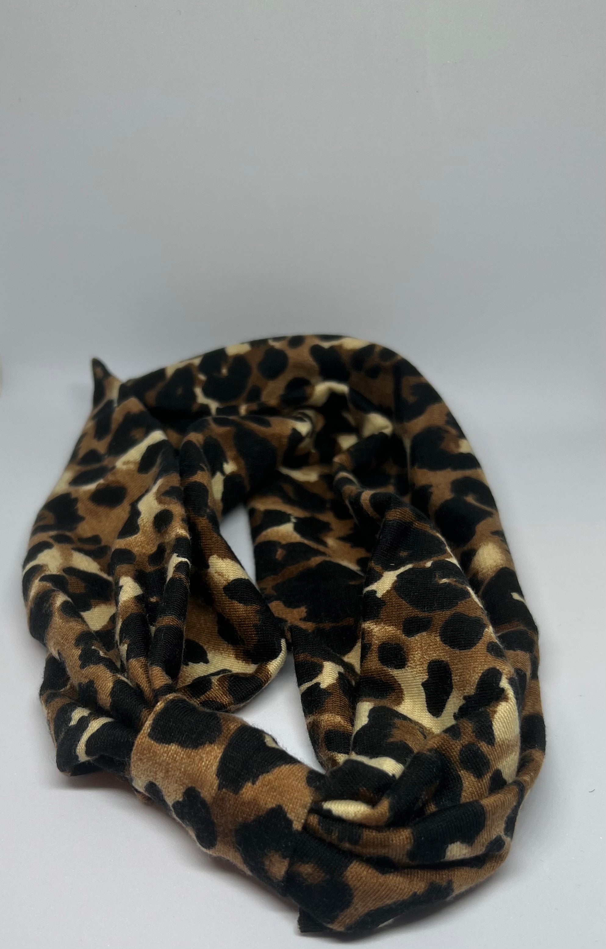Leopard Print Adult Turban Headband