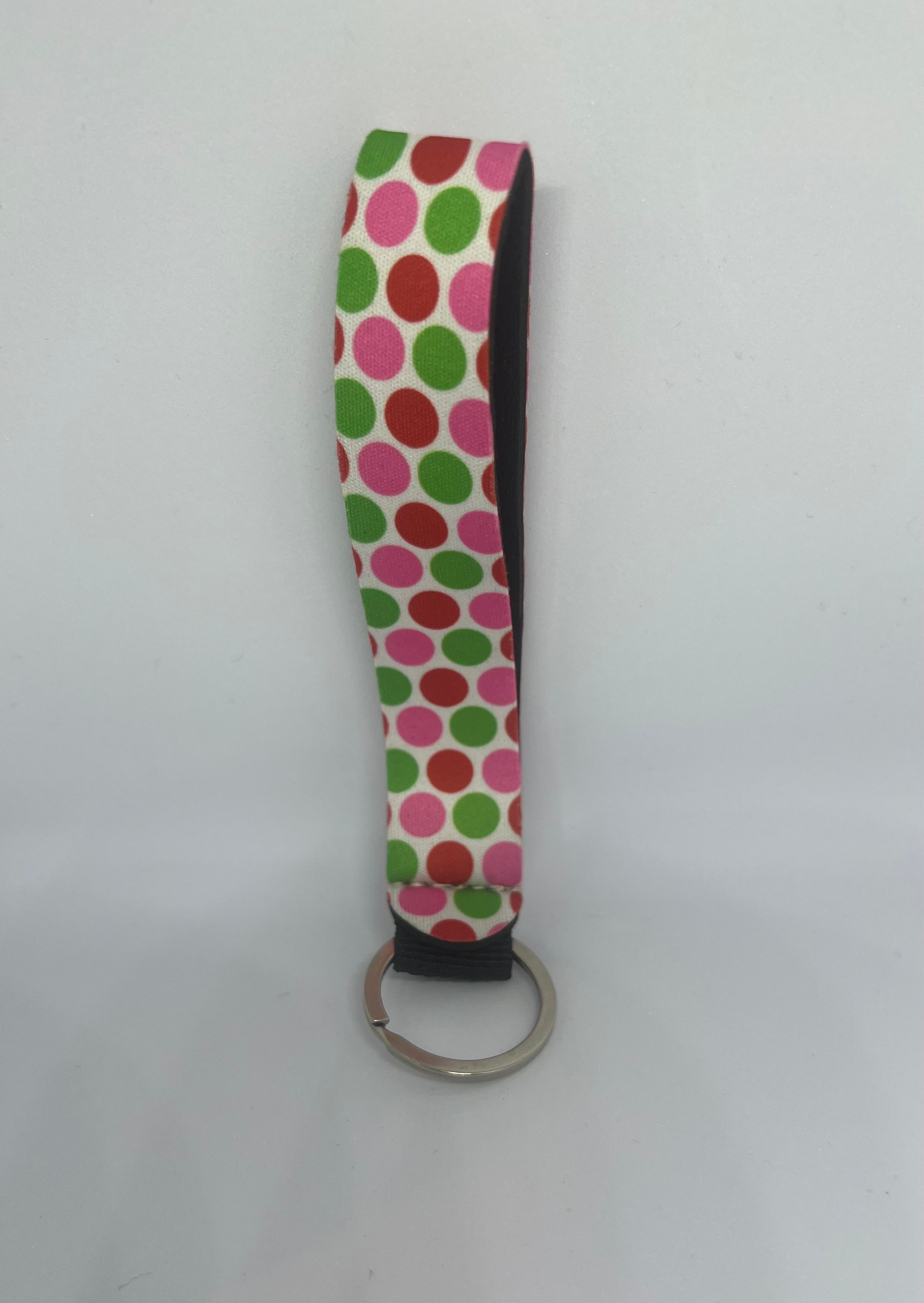 Colourful Polka Dot Wristlet