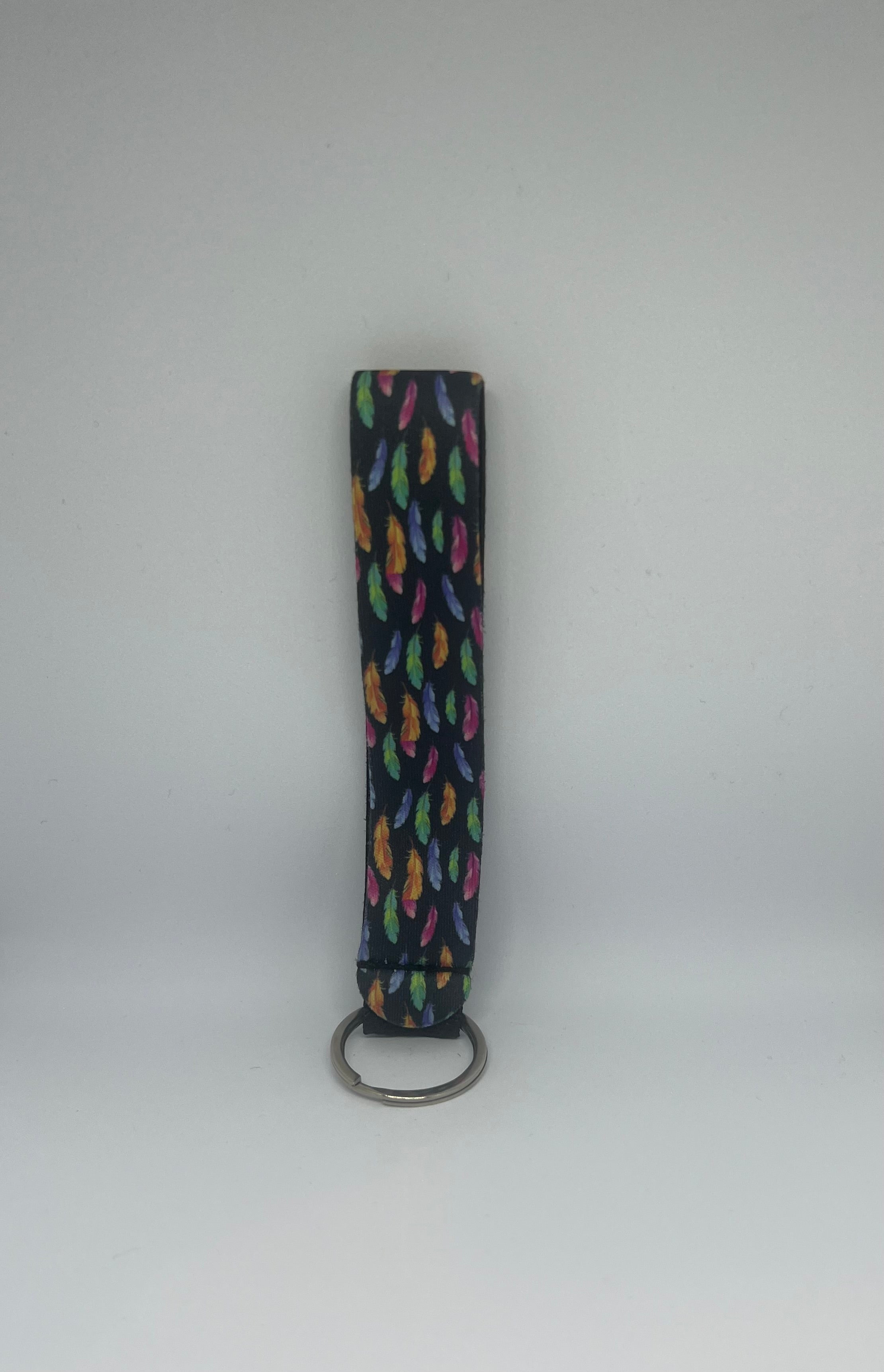 Colourful Feathers Wristlet
