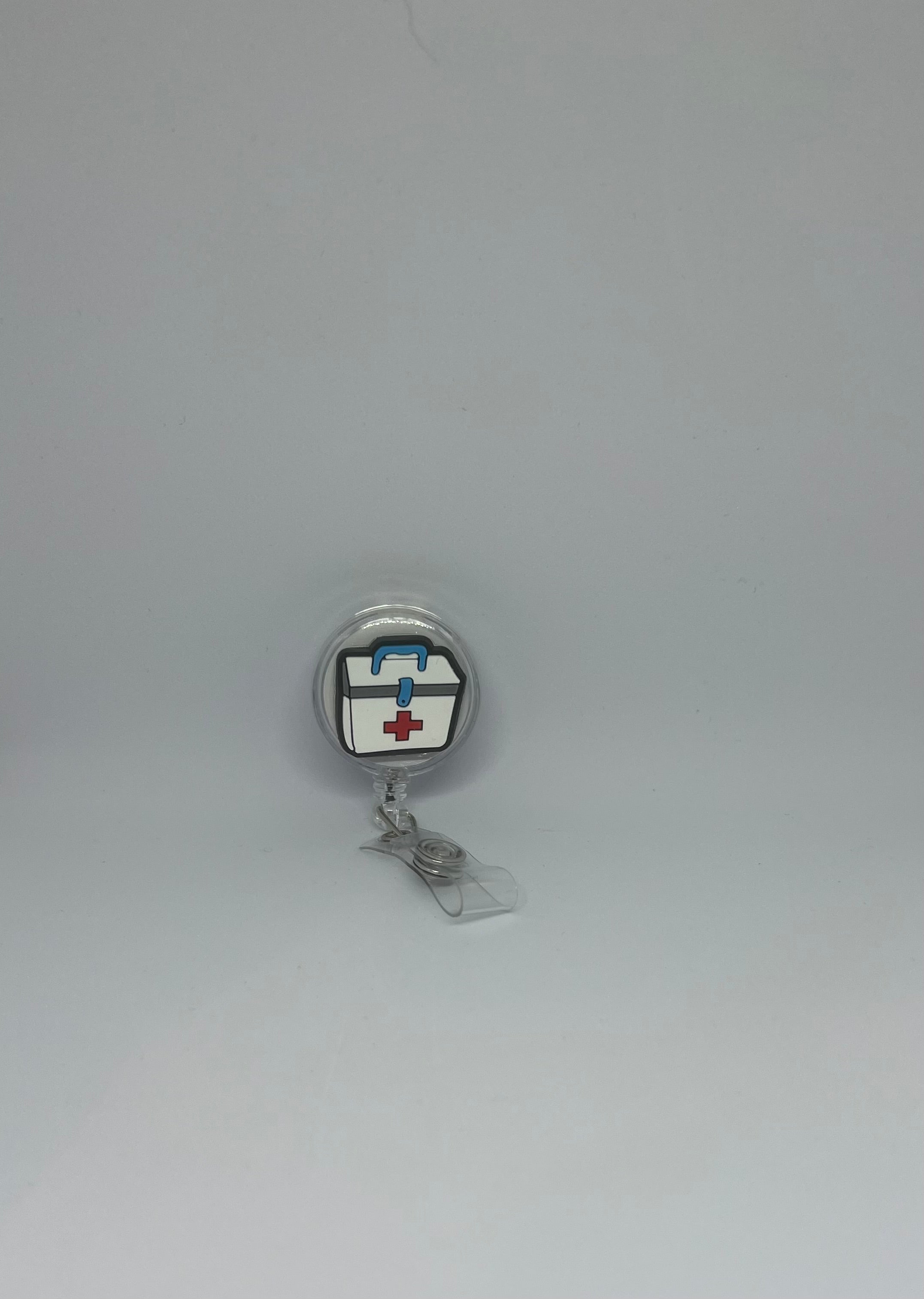 First Aid Kit Retractable Badge Reel