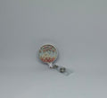 Floral Mountain Retractable Badge Reel