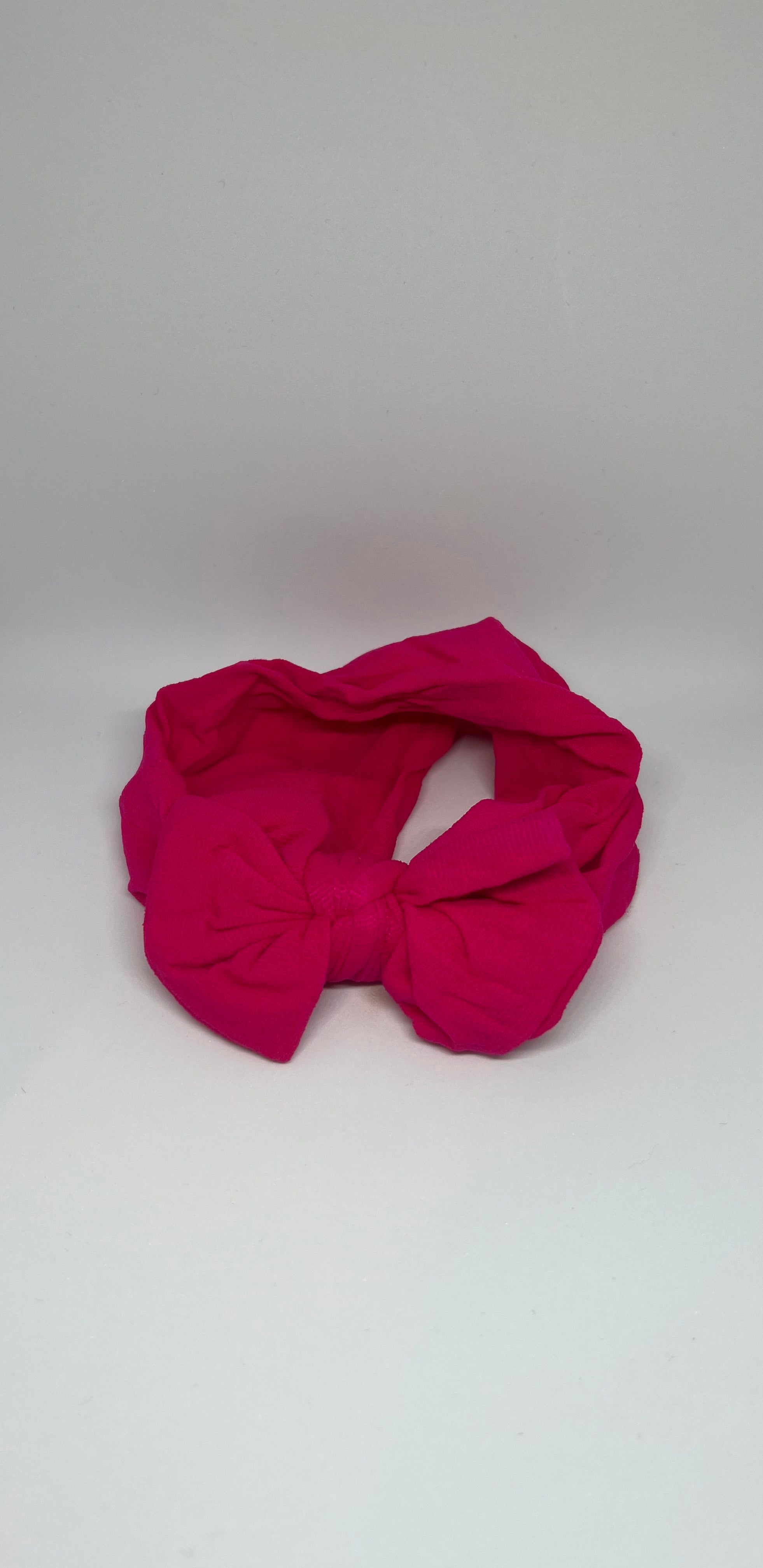 Baby Turban Headband – Hot Pink