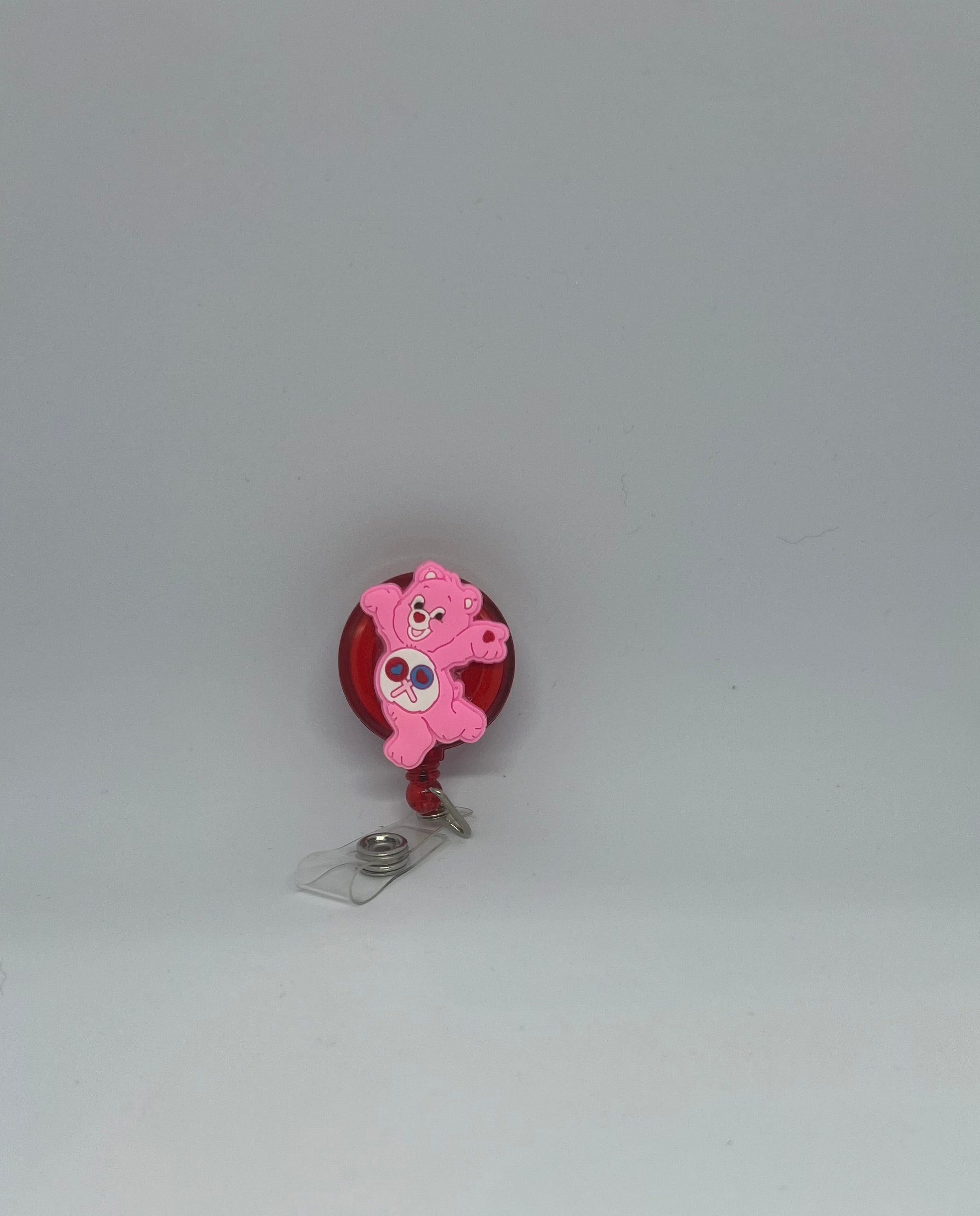 Lollipop Bear Retractable Badge Reel
