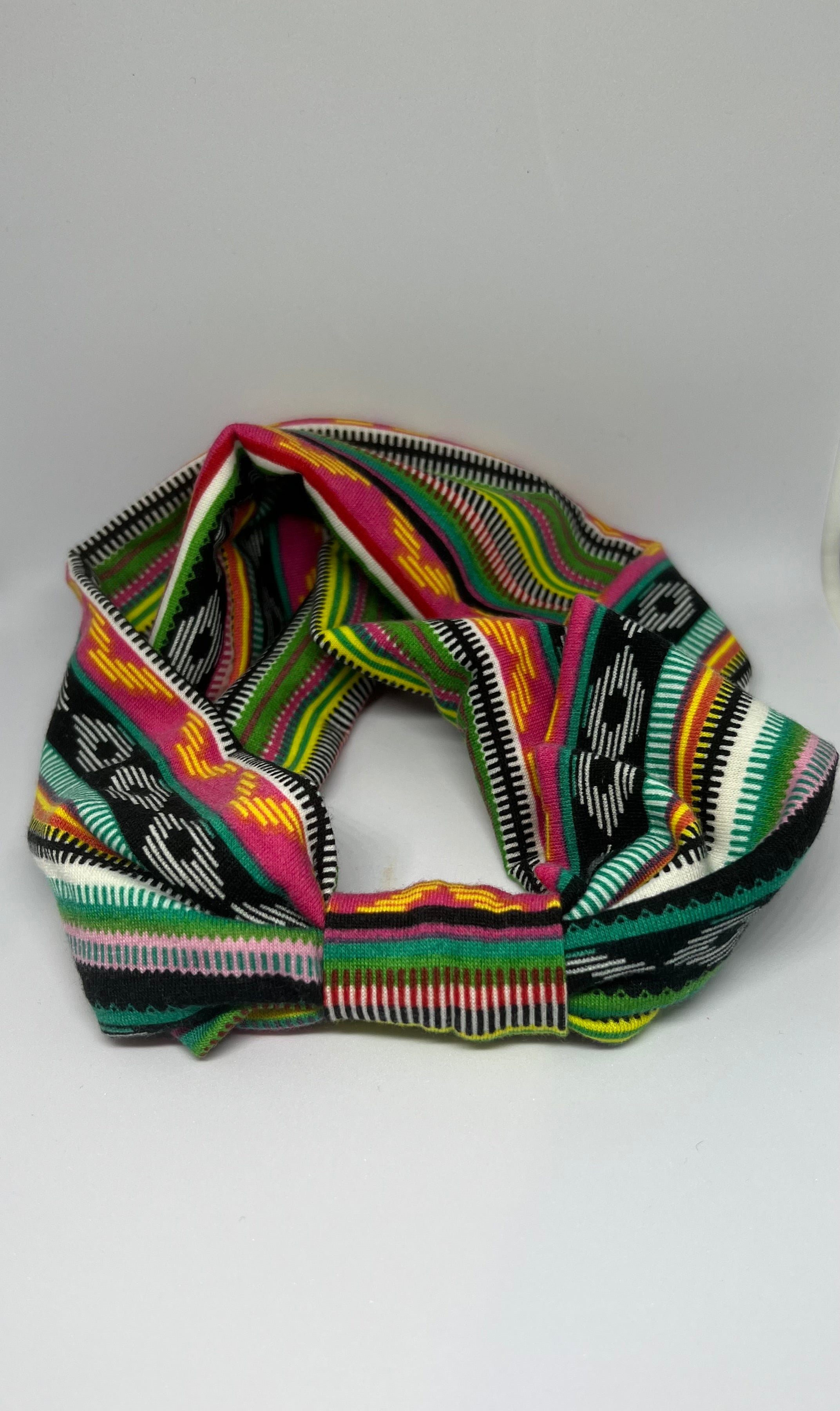 Multicolour Tribal Print Adult Turban Headband
