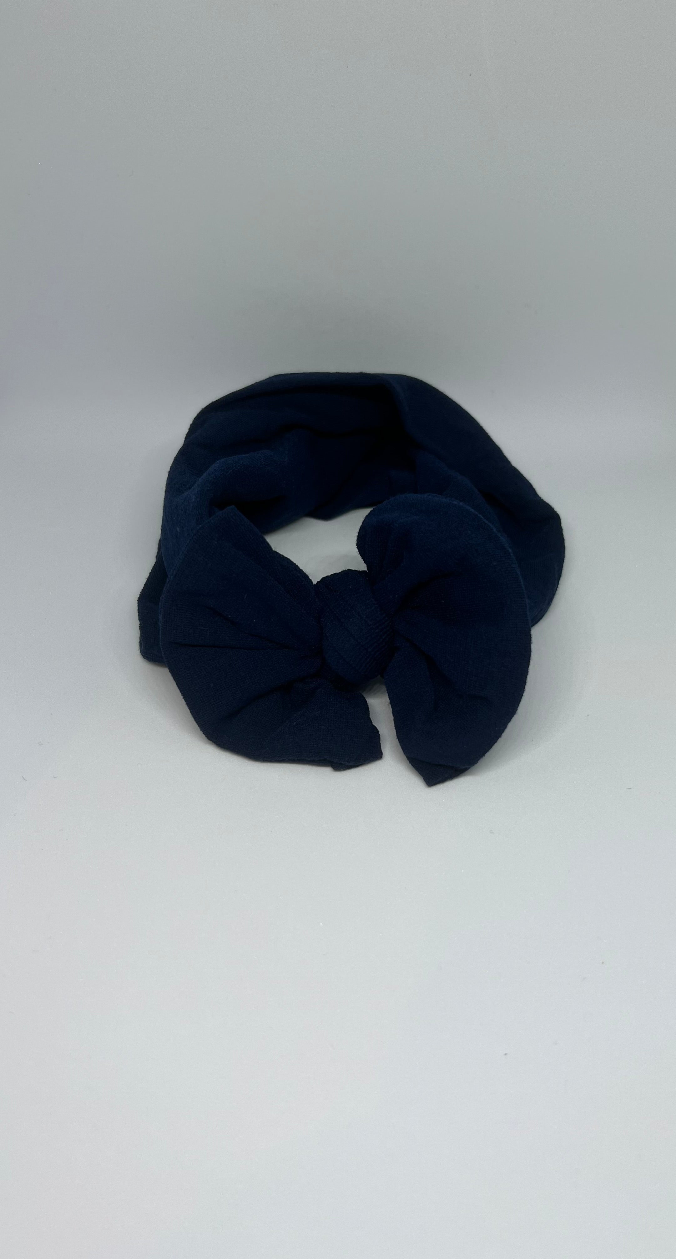 Navy Blue Baby Turban Headband