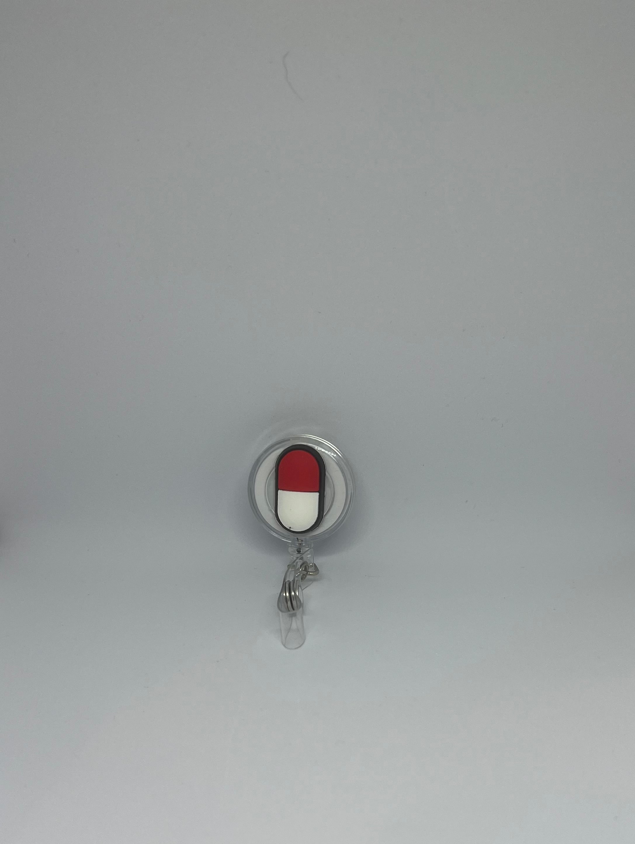 Capsule Pill Retractable Badge Reel