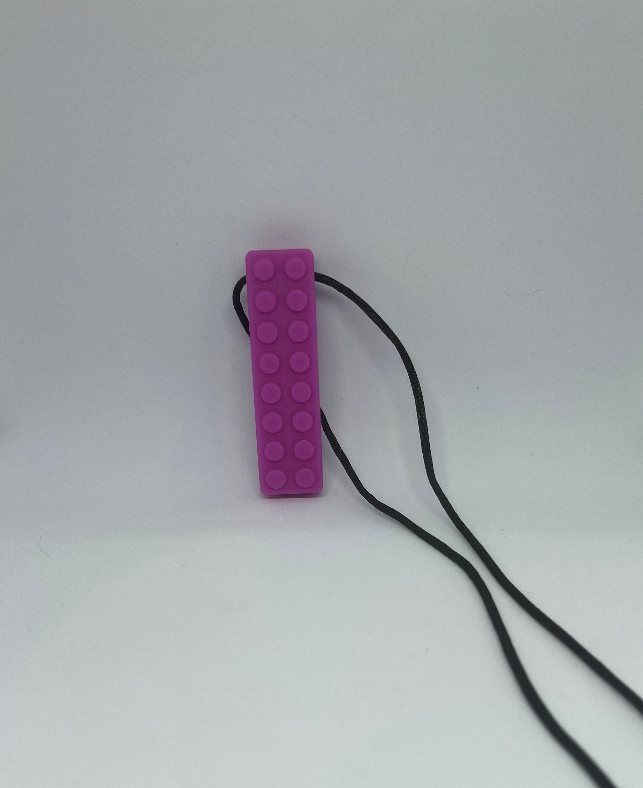 Pink Brick Chew Necklace