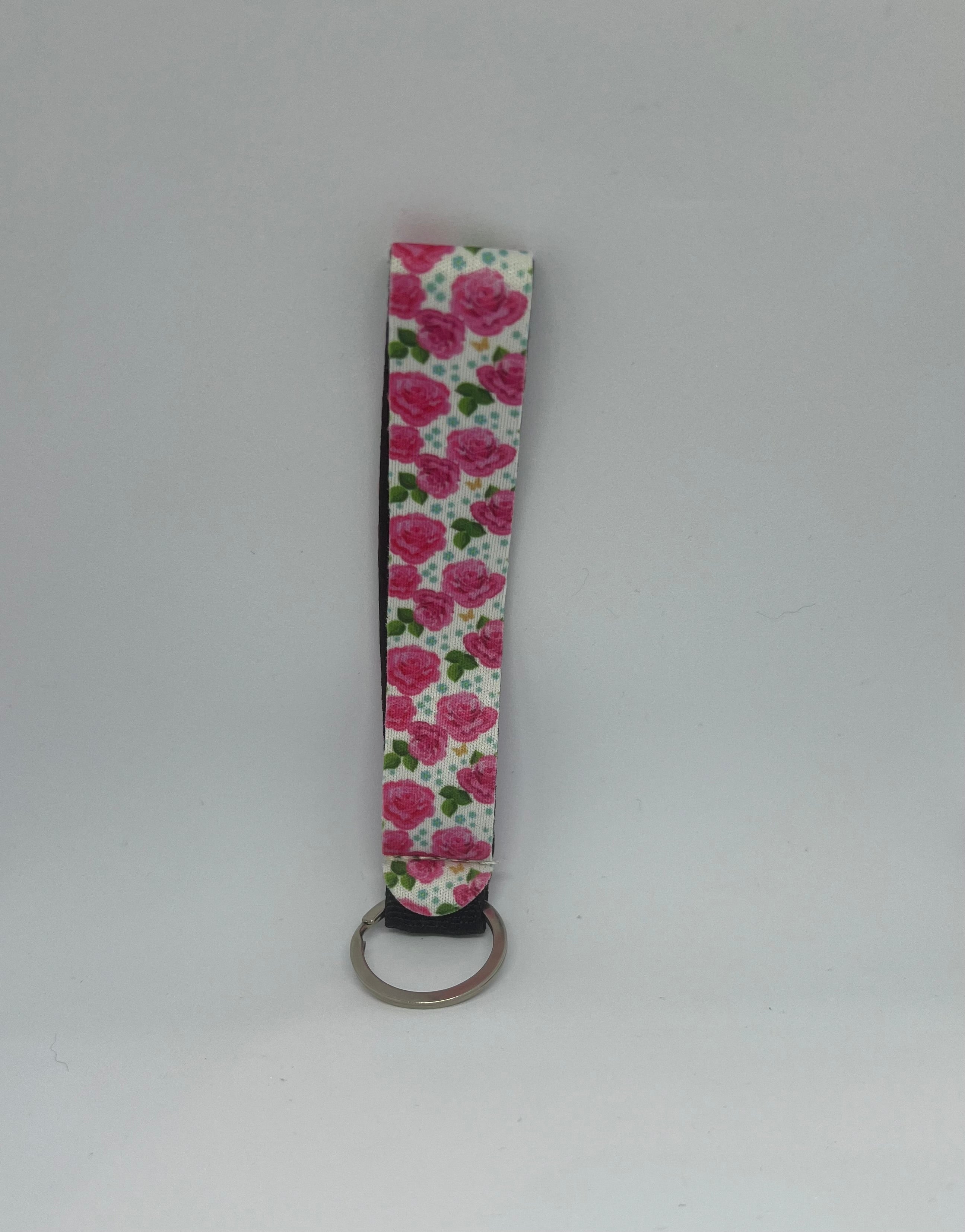 Pink Roses Wristlet