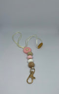 Lanyard with Pink Flower