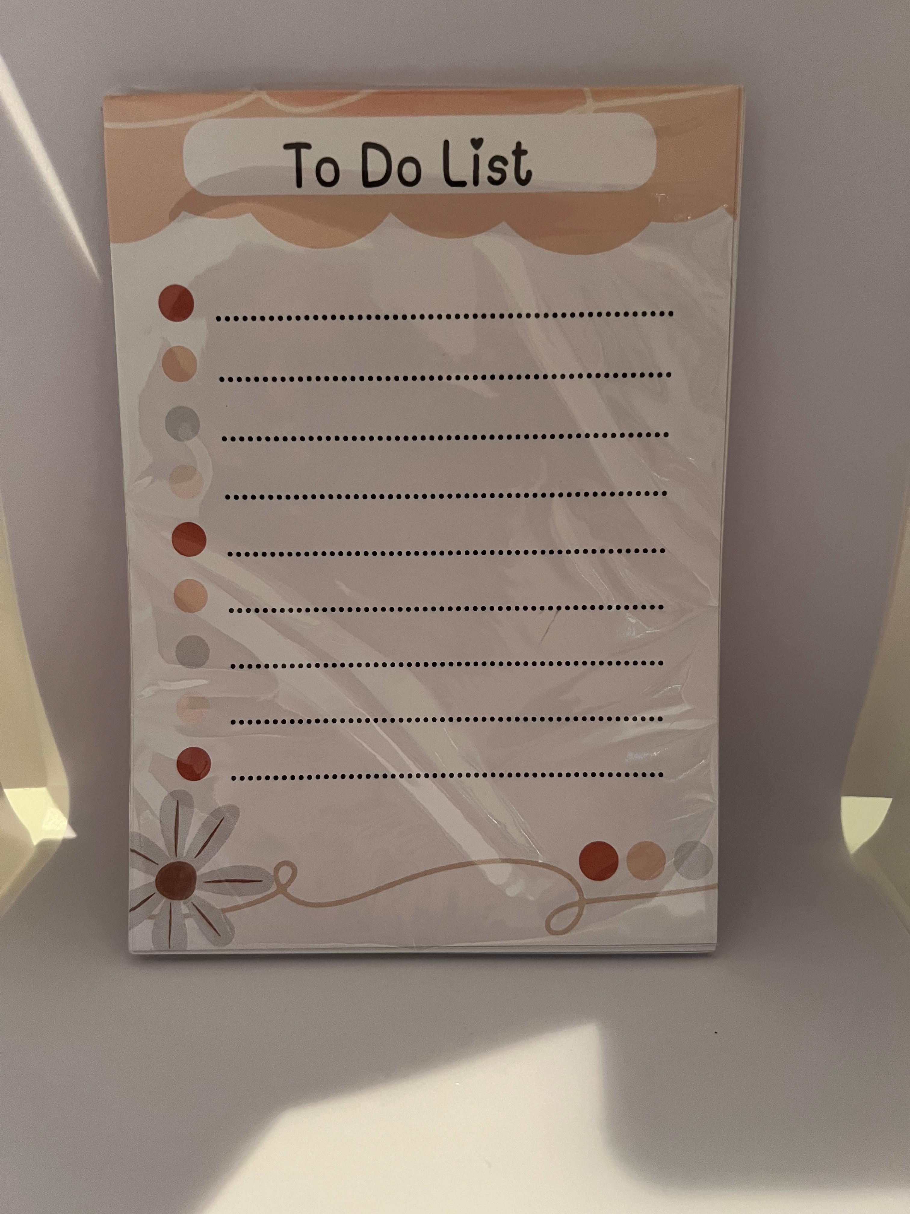Pink & Orange To Do List