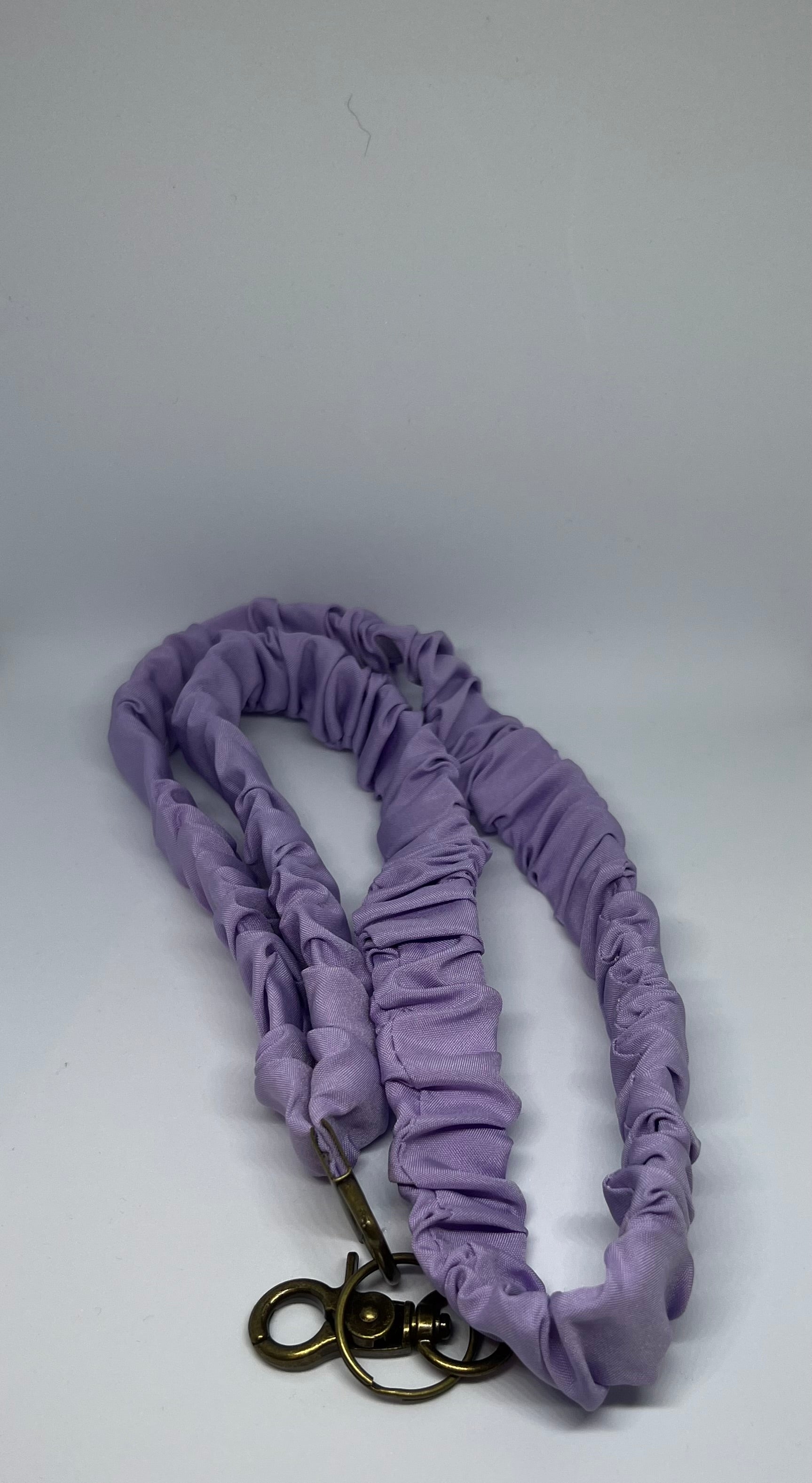 Purple Scrunchie Lanyard