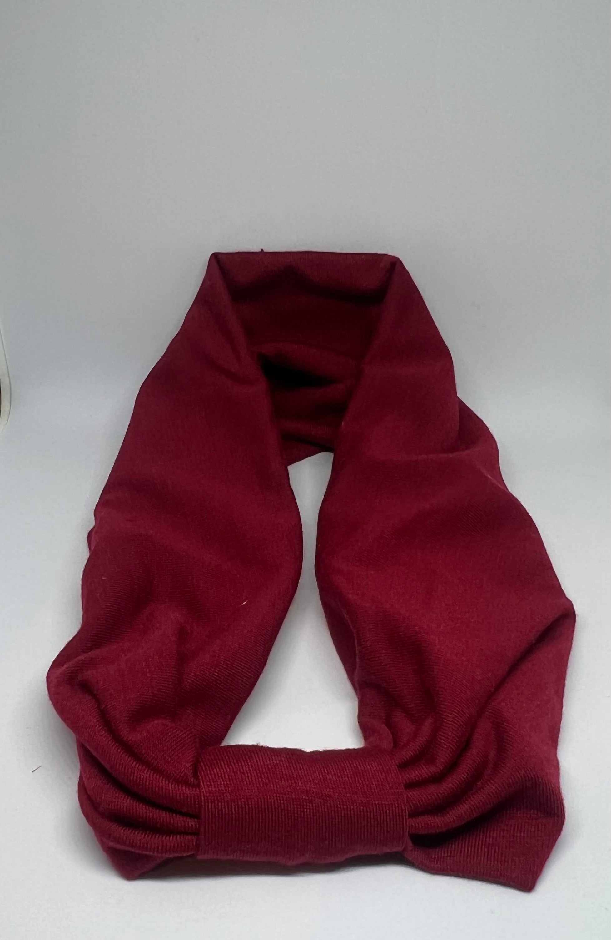 Burgundy Adult Turban Headband