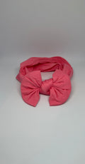 Coral Pink Baby Turban Headband
