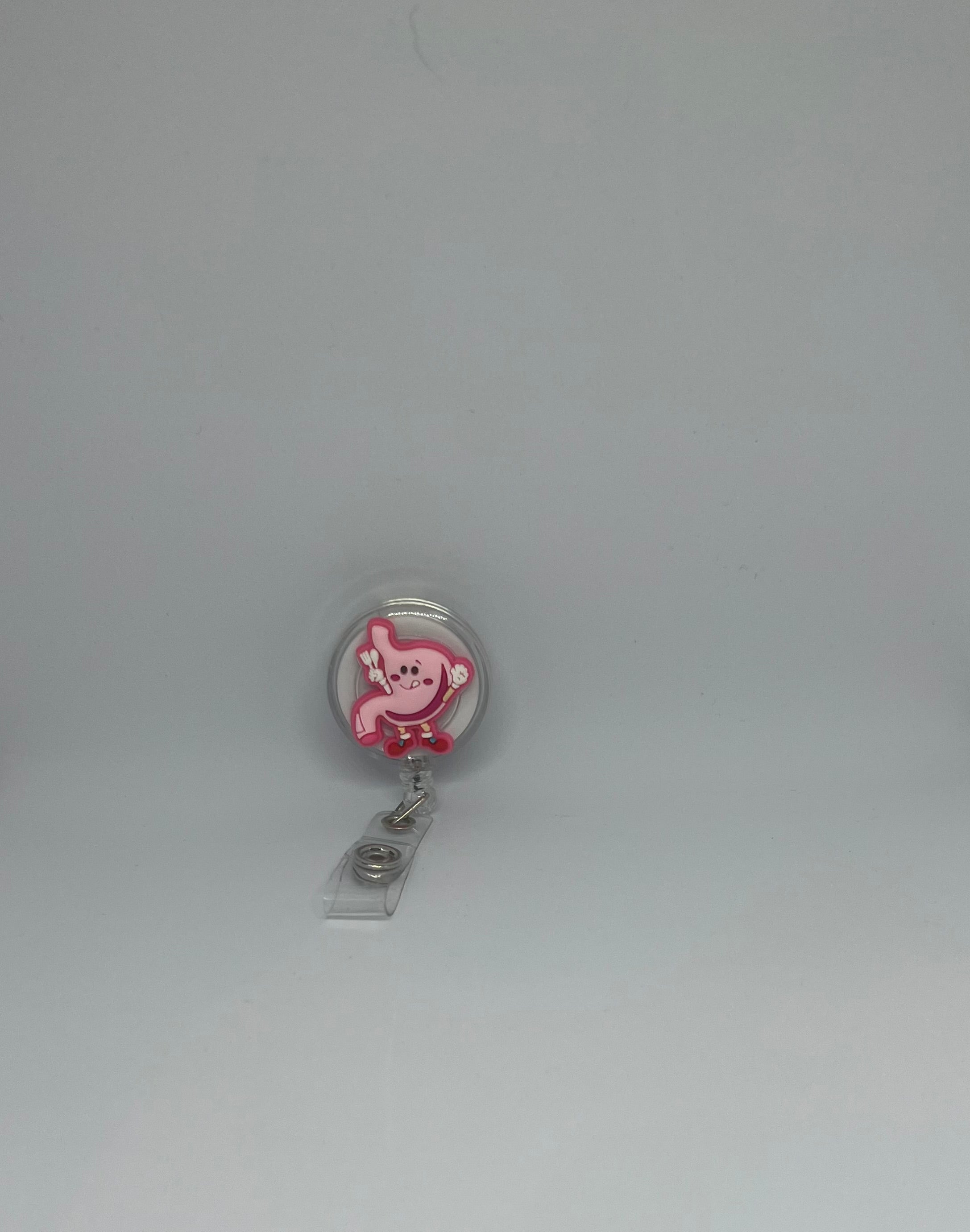 Stomach Retractable Badge Reel
