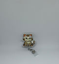 Tabby Cat Holographic Retractable Badge Reel