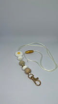 Lanyard with White Daisies